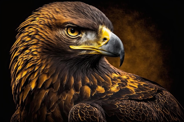 Wielka Brytania obraz orła przedniego zbliżenie majestatycznego wyglądu ptaków