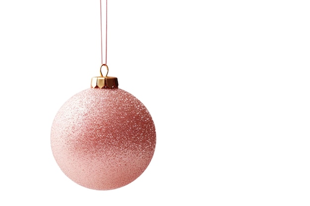 Wielkanocna piłka izolowana na białym tle png Xmas ozdobione baubles