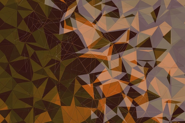 Wieloboczne abstrakcyjne tło Szablon geometryczny projekt biznesowy z trójkątem na plakatową banerową kartę ulotkę