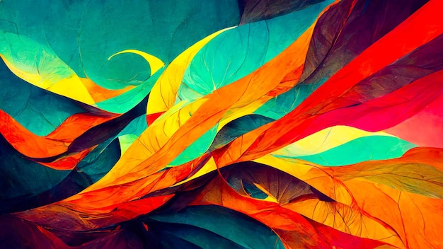 Wielokolorowe hipnotyczne abstrakcyjne linie tapety wzór tła super jasne kolory soczyste