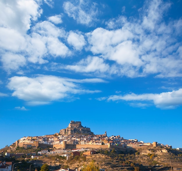 Wieś Morella to Maestrazgo Castellon z zamkiem