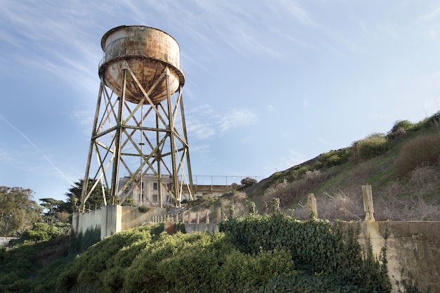 Wieża ciśnień na wyspie Alcatraz