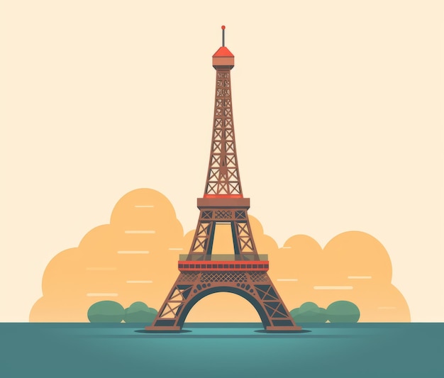 Wieża Eiffla jest symbolem Paryża.