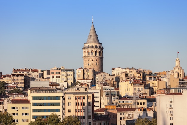 Wieża Galata (Galata Kulesih) nazwana przez Genueńczyków Christea Turris to średniowieczna kamienna wieża w Stambule w Turcji