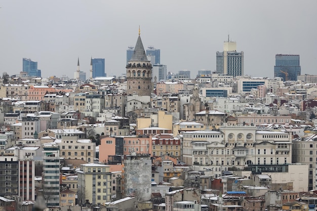 Wieża Galata w Stambule w Turcji