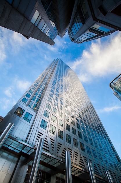 Windows Of Skyscraper Business Office Budynek Korporacyjny W London City England Uk