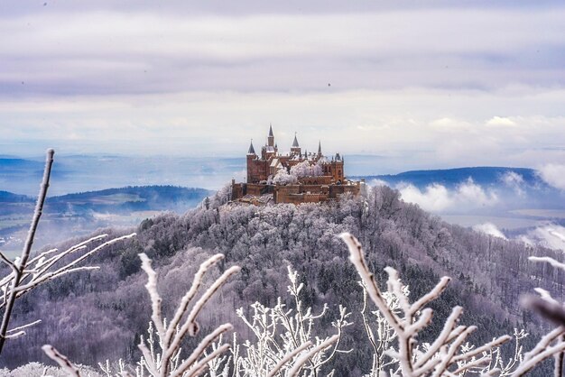 Winterlandschaft schloss hohenzollern