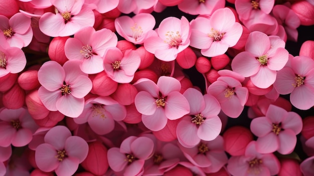 Wiosenne różowe kwiaty na tle