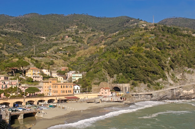 Wioska Monterosso al klacz, Cinque Terra, Włochy