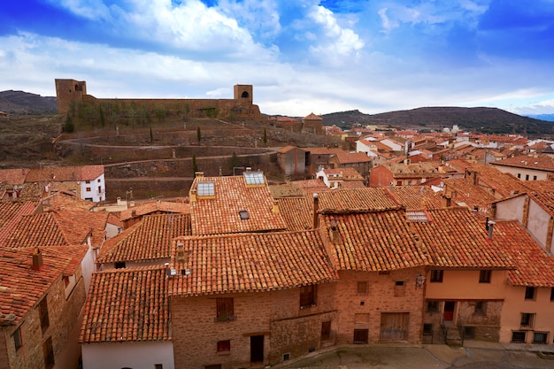 Wioska Mora de Rubielos w Teruel w Hiszpanii