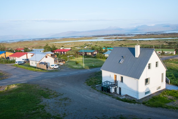 Wioska Reykholar w Islandii