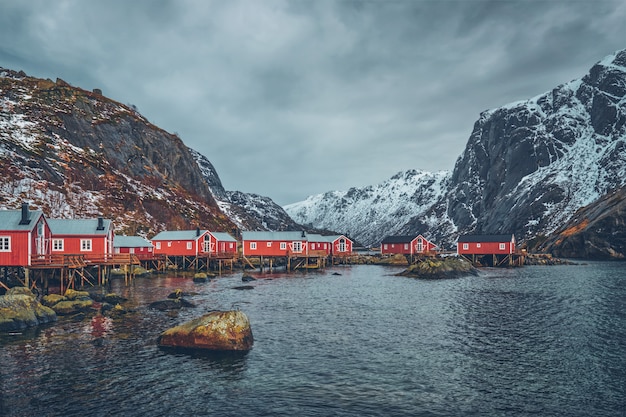 Wioska rybacka Nusfjord w Norwegii