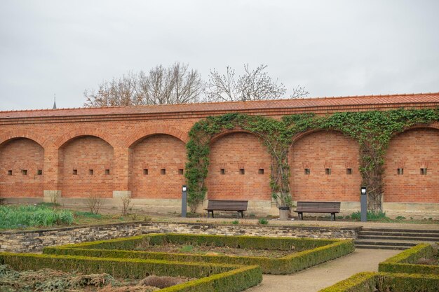 Wiosna Ingolstadt park w niemieckim mieście wiosną Klenzepark