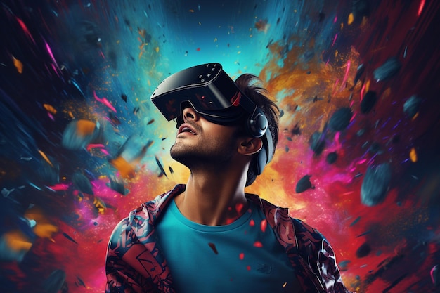 Wirtualna rzeczywistość pozwala użytkownikowi zanurzyć się w ekscytującym świecie gier