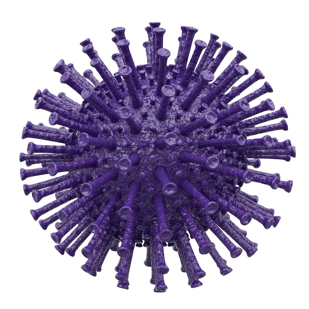Wirus 3D Wirus Corona Choroba Element 3D Ilustracja 3D