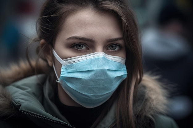 Wirusowa choroba grypowa Epidemia pandemia infekcja Chorzy ludzie zagrożenie dla ludzkości niebezpieczeństwo Korona medycyna mikrobiologia Geny bakterii niebezpieczny szczep choroba układu oddechowego Generacyjna sztuczna inteligencja