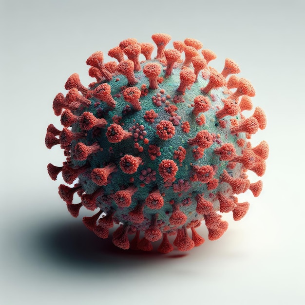 wirusy na prostym tle bakterie zarazki mikroorganizm komórka wirusa mikrobiologia zdrowia ludzkiego