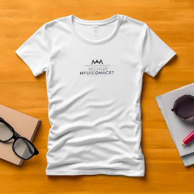 Wiszące szablony makiet t-shirtów do sprzedaży i projektowania odzieży