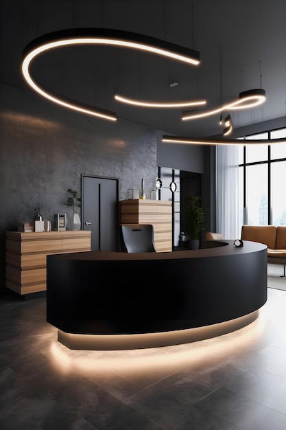 Witamy w przyszłości Przekształcanie recepcji w nowoczesną przestrzeń biurową dla Trendy Concierge Ser
