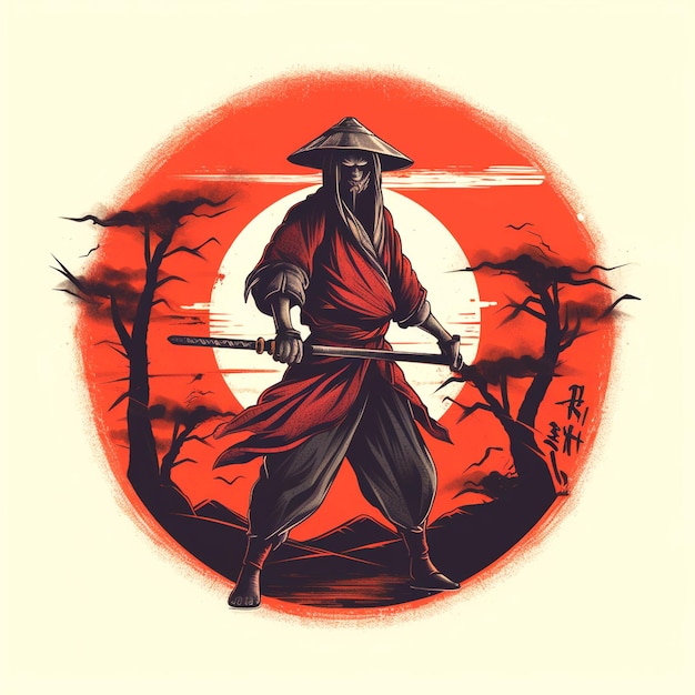 Zdjęcie wizerunek samuraja