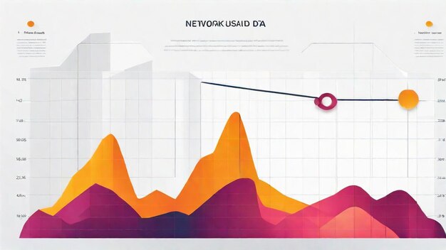 Zdjęcie wizualizacja danych sieciowych