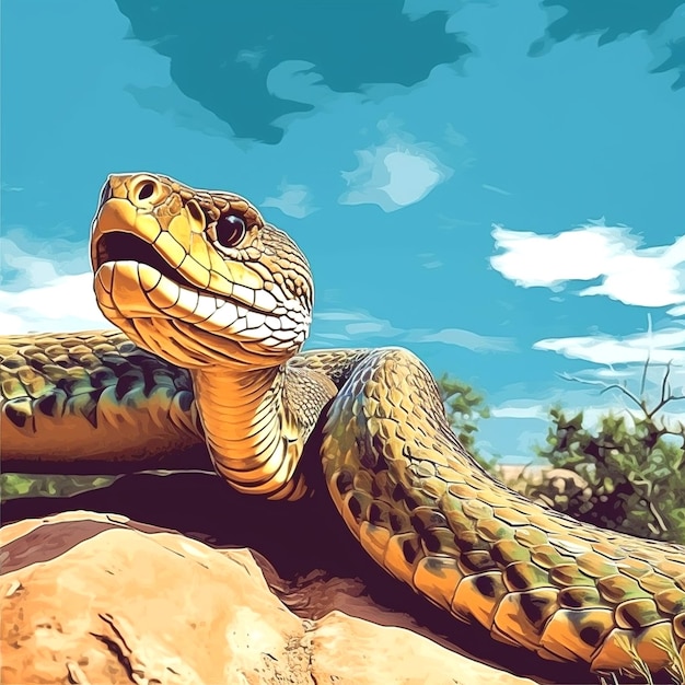 wizualizacja węża