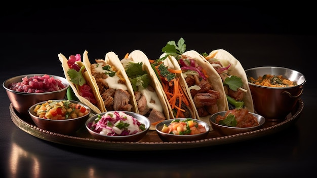 Wizualnie fascynujące aranżacje Tacos