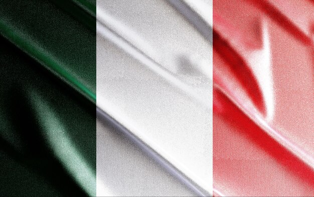 Włochy 3d flaga, piękny kraj flaga na świecie, tło, baner, postr, streszczenie.