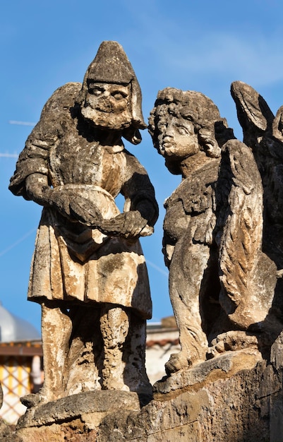 Włochy Sycylia Bagheria Palermo Villa Palagonia 1715 aC Posągi potworów