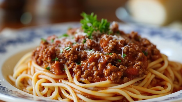 Włoskie spaghetti bolognese