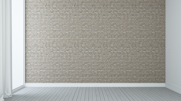 Wnętrze Empet przestrzeni w kondominium