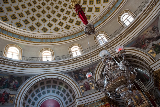 Wnętrze Kopuły Rotundy Mosta Malta