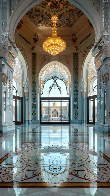 Zdjęcie wnętrze meczetu