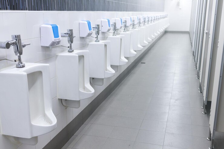Zdjęcie wnętrze toalety publicznej