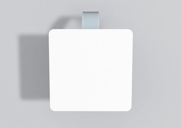 Wobbler do promowania promocji produktów Point of Sales Shelf ilustracja renderingu 3D