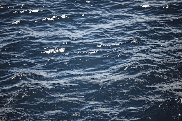 woda morska abstrakcyjne tło fale / niebieskie tło, natura mokra woda oceaniczna z falami