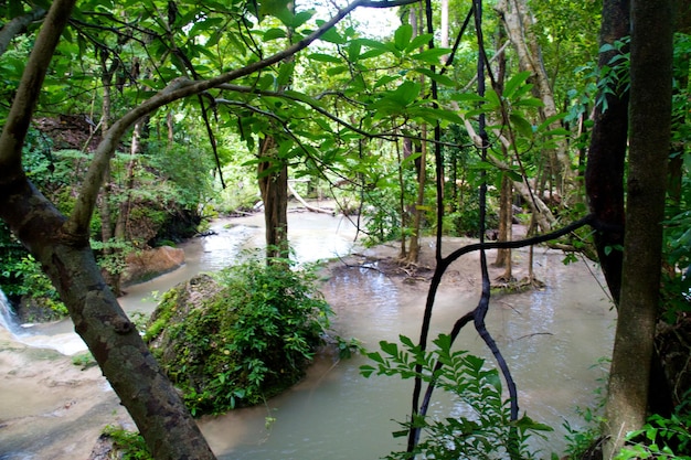 Wodospad Erawan Kanchanaburi Tajlandia