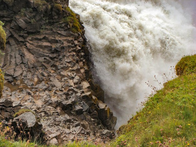 Zdjęcie wodospad gulfoss w islandii