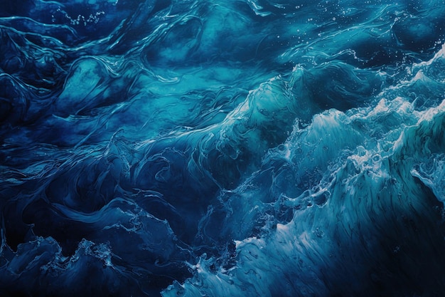 Wody powierzchniowe tekstura niebieskiej wody Zamknij si? oceany ciemnoniebieskie powierzchnie
