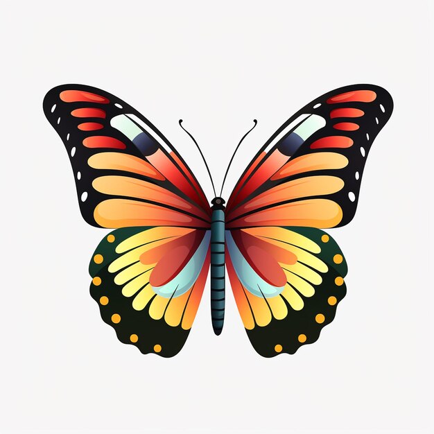 Wolność motyla, stworzenie, które może wznieść się w powietrze