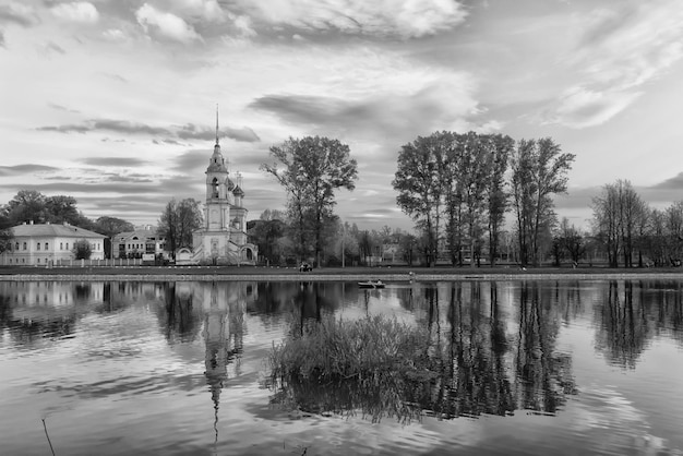 wołogda cerkiew krajobraz rosja religia ortodoksja panorama