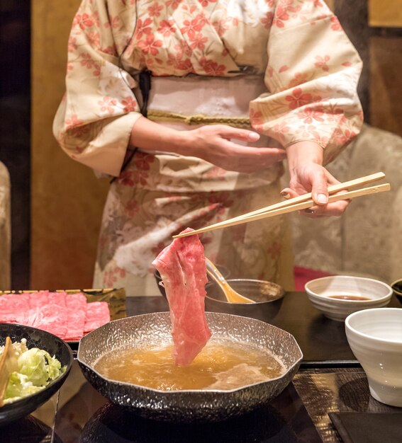 Wołowina Matsusaka Shabu