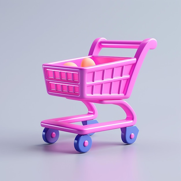 Wózki do zakupów z kreskówek 3D