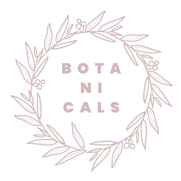 Wreath logo png clipart profesjonalny projekt dla kwiaciarni