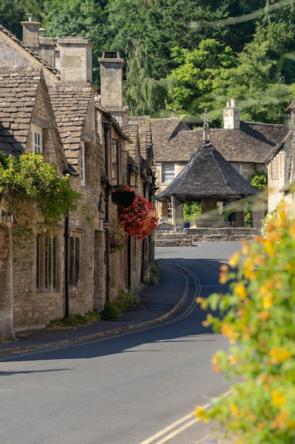 Wsie Cotswolds W Anglii Uk