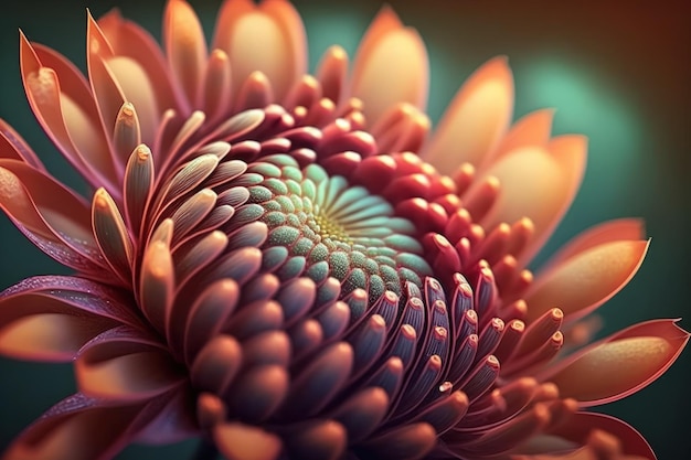 Wspaniała makrofotografia kwiatowa w zbliżeniu