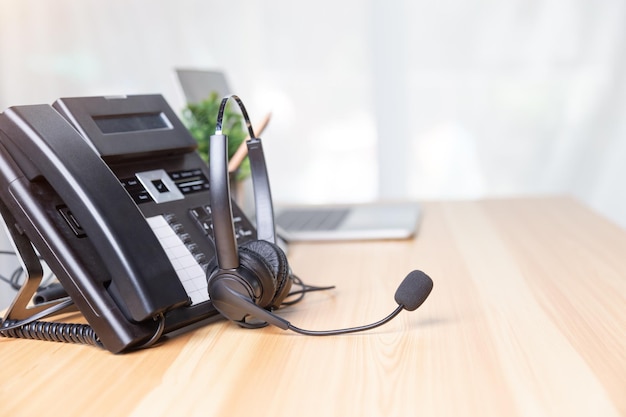 Zdjęcie wsparcie komunikacji call center i obsługa klienta help deskdla koncepcji call center