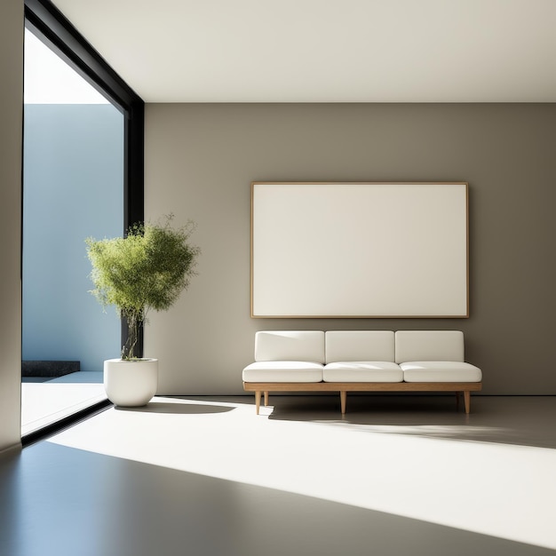 Współczesne jasne wnętrza mieszkania 3D rendering ilustracja nowoczesne jasne wnężenia mieszkania 3