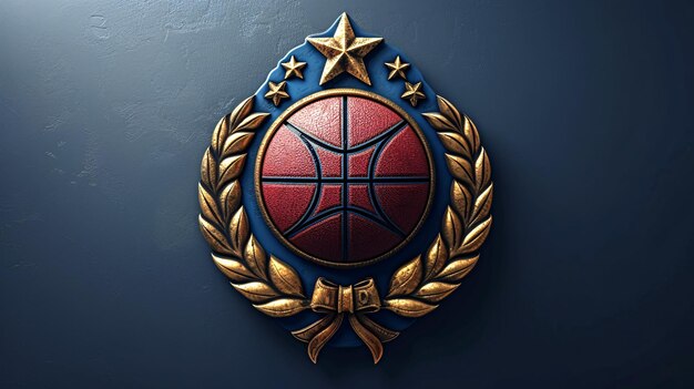 Zdjęcie współczesny logo trofeum koszykówki