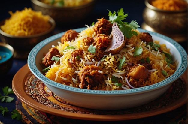 Zdjęcie współczesny twist biryani style